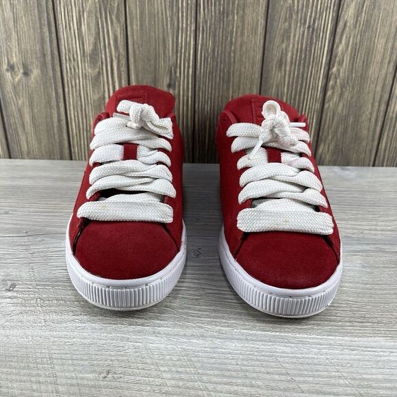 Puma Suede Classic Tones Lace Up  Mens Red Sneakers Casual Shoes 38955002 Sz: 9 - Picture 7 of 16